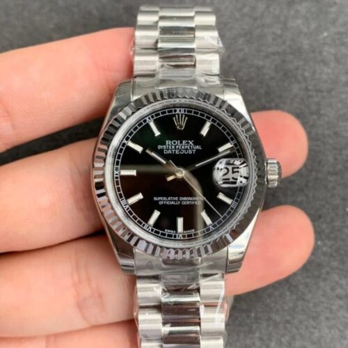 Rolex Datejust M178274-0034 GS Factory Black Dial JF Replica Watches - JF Replica