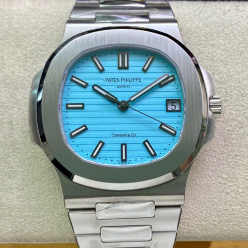 Patek Philippe Nautilus 5711/1A-018 170th Anniversary PPF Factory Tiffany Blue Dial JF Replica Watches - JF Replica