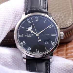 Glashutte Senator 1-36-04 V9 Factory Leather Strap JF Replica Watches - JF Replica