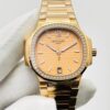 Patek Philippe Nautilus Ladies 7118/1200R-010 3K Factory Rose Gold Case JF Replica Watches - JF Replica