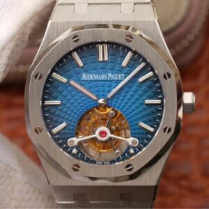Audemars Piguet Royal Oak Tourbillon 26522TI.OO.1220TI.01 JF Factory Blue Dial JF Replica Watches - JF Replica
