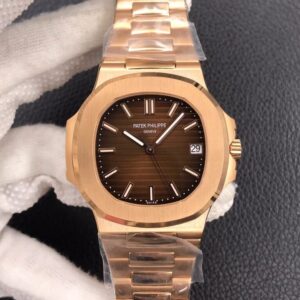 Patek Philippe Nautilus 5711/1R-001 3K Factory Rose Gold Case JF Replica Watches - JF Replica