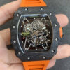 Richard Mille RM35-02 KV Factory V3 Orange Rubber Strap JF Replica Watches - JF Replica