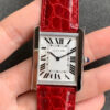 Cartier Tank W5200005 K11 Factory Red Strap JF Replica Watches - JF Replica