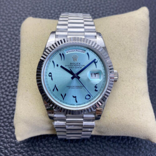 Rolex Day Date BP Factory Ice Blue Dial JF Replica Watches - JF Replica