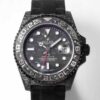 Rolex GMT-MASTER II Diw Black Fabric Strap JF Replica Watches - JF Replica