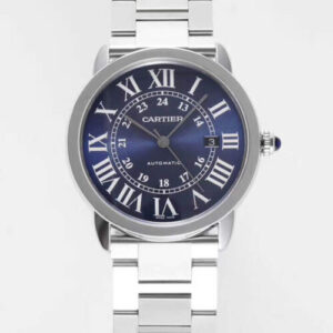 RONDE DE CARTIER WSRN0023 AF Factory Silver Stainless Steel Strap JF Replica Watches - JF Replica