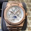 Audemars Piguet Royal Oak 26574OR.OO.1220OR.01 APS Factory White Dial JF Replica Watches - JF Replica