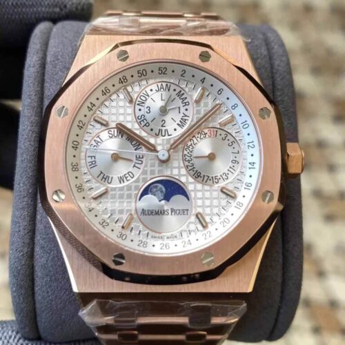 Audemars Piguet Royal Oak 26574OR.OO.1220OR.01 APS Factory White Dial JF Replica Watches - JF Replica