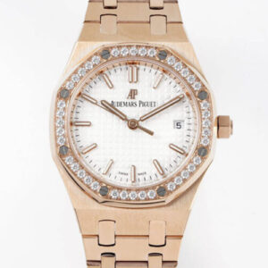 Audemars Piguet Royal Oak 77351OR.ZZ.1261OR.01 8F Factory Rose Gold Case JF Replica Watches - JF Replica