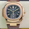 Patek Philippe Nautilus 5980 3K Factory V2 Black Dial JF Replica Watches - JF Replica