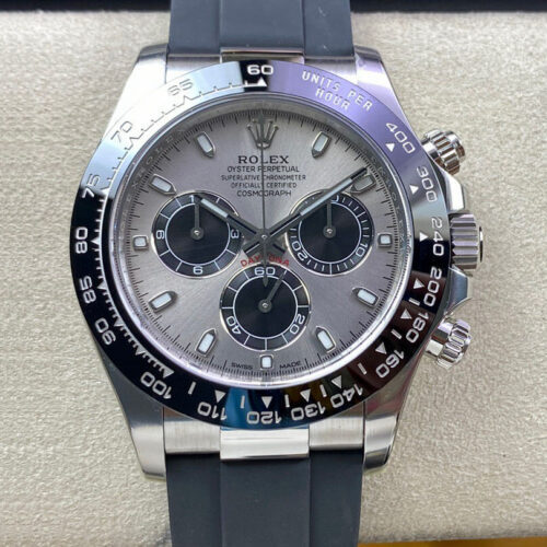 Rolex Cosmograph Daytona M116519LN-0027 Clean Factory Black Rubber Strap JF Replica Watches - JF Replica
