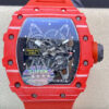 Richard Mille RM035-02 RM Factory Red Rubber Strap JF Replica Watches - JF Replica