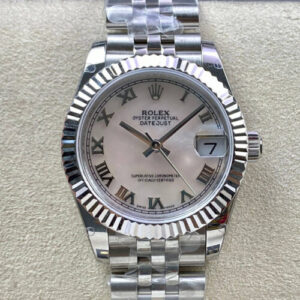 Rolex Datejust 178384 31MM EW Factory Silver Stainless Steel Strap JF Replica Watches - JF Replica