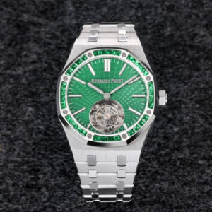 Audemars Piguet Royal Oak Tourbillon 26532IC.EE.1220TI.01 R8 Factory Green Dial JF Replica Watches - JF Replica