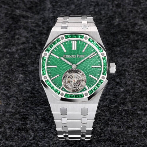 Audemars Piguet Royal Oak Tourbillon 26532IC.EE.1220TI.01 R8 Factory Green Dial JF Replica Watches - JF Replica