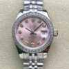 Rolex Datejust M279384RBR-0003 28MM BP Factory Pink Diamond Dial JF Replica Watches - JF Replica
