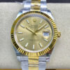 Rolex Datejust M126333-0009 VS Factory Yellow Gold Dial JF Replica Watches - JF Replica