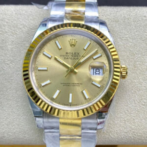 Rolex Datejust M126333-0009 VS Factory Yellow Gold Dial JF Replica Watches - JF Replica