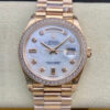 Rolex Day Date 128238 EW Factory V2 Diamond-set Dial JF Replica Watches - JF Replica