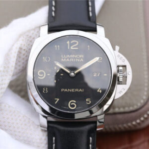 Panerai Luminor PAM00359 VS Factory Black Leather Strap JF Replica Watches - JF Replica