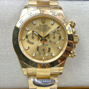 Rolex Daytona M116508-0003 BT Factory Gold Stainless Steel Strap JF Replica Watches - JF Replica