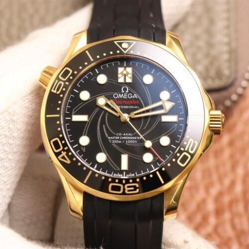 Omega Seamaster 210.62.42.20.01.001 VS Factory Black Strap JF Replica Watches - JF Replica