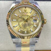 Rolex Sky Dweller M326933-0001 V2 Noob Factory Gold Bezel JF Replica Watches - JF Replica