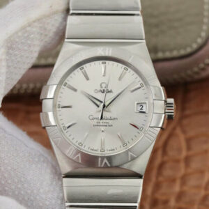 Omega Constellation 123.10.38.21.02.001 VS Factory Silvery White Dial JF Replica Watches - JF Replica