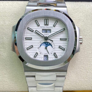 Patek Philippe Nautilus 5726/1A-010 PPF Factory Silver Stainless Steel Strap JF Replica Watches - JF Replica