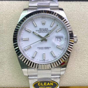 Rolex Datejust M126334-0009 Clean Factory White Dial JF Replica Watches - JF Replica