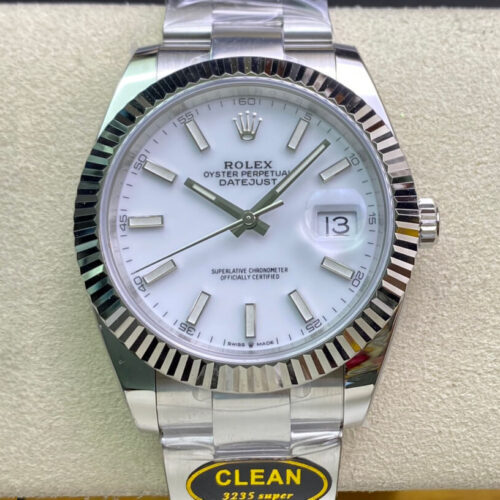Rolex Datejust M126334-0009 Clean Factory White Dial JF Replica Watches - JF Replica