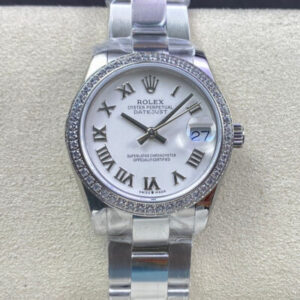 Rolex Datejust M278384RBR-0013 31MM EW Factory Diamond-Set Bezel JF Replica Watches - JF Replica