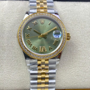 Rolex Datejust M278383RBR-0016 31MM EW Factory Diamond Bezel JF Replica Watches - JF Replica