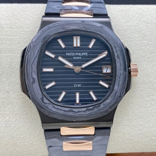 Patek Philippe Nautilus 5711 DiW Carbon Fiber Case JF Replica Watches - JF Replica