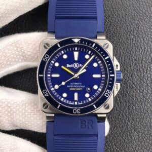 Bell & Ross BR0392-D-BU-ST/SRB Blue Strap JF Replica Watches - JF Replica