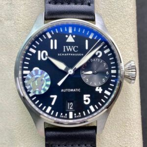 IWC Pilot 46MM ZF Factory Stainless Steel Black Dial JF Replica Watches - JF Replica