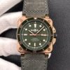 Bell & Ross BR0392-D-G-BR/SCA Green Dial JF Replica Watches - JF Replica