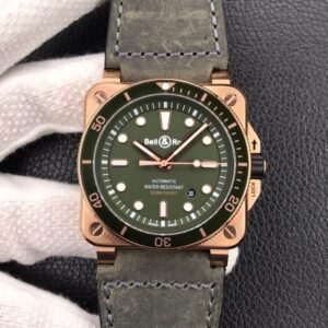 Bell & Ross BR0392-D-G-BR/SCA Green Dial JF Replica Watches - JF Replica