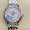 Omega De Ville MKS Factory Rose Gold Stainless Steel Bezel JF Replica Watches - JF Replica