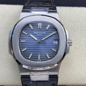 Patek Philippe Nautilus 5711 3K Factory Blue Dial Titanium Case JF Replica Watches - JF Replica