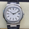 Patek Philippe Nautilus 5711 3K Factory White Dial Leather Strap JF Replica Watches - JF Replica