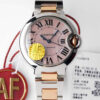 Ballon Bleu De Cartier 33MM W6920070 AF Factory Stainless Steel Pink Dial JF Replica Watches - JF Replica