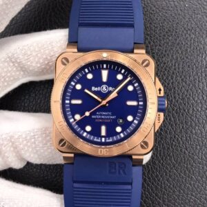 Bell & Ross BR 03-92 Blue Strap JF Replica Watches - JF Replica