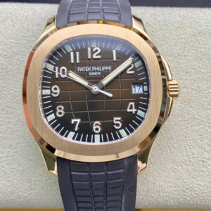 Patek Philippe Aquanaut 5167R-001 3K Factory Brown Strap JF Replica Watches - JF Replica