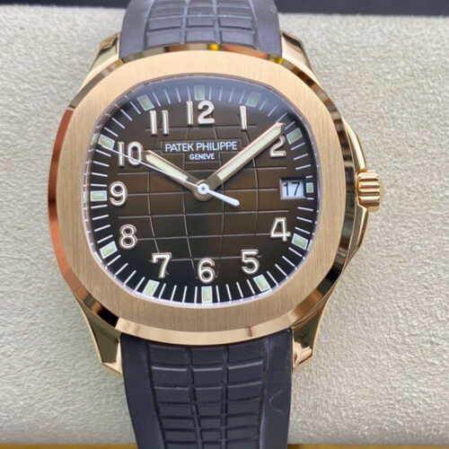 Patek Philippe Aquanaut 5167R-001 3K Factory Brown Strap JF Replica Watches - JF Replica