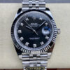 Rolex Datejust M126334-0012 Clean Factory Black Diamond Dial JF Replica Watches - JF Replica