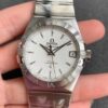 Omega Constellation 123.10.38.21.02.004 VS Factory Silvery Strap JF Replica Watches - JF Replica
