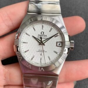 Omega Constellation 123.10.38.21.02.004 VS Factory Silvery Strap JF Replica Watches - JF Replica