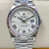 Rolex Day Date 228239-83419 EW Factory Silver Stainless Steel Strap JF Replica Watches - JF Replica